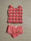 1967 Twist N Turn Barbie 1160 Pink Swimsuit Top & Bottom Vintage Mattel (1)