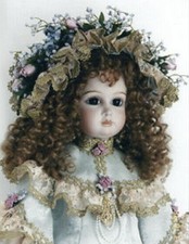 ANTIQUE REPRODUCTION JUMEAU 28 in TORY FRENCH PATRICIA LOVELESS PROCELAIN DOLL