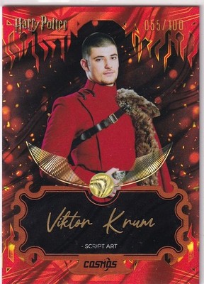 Kakawow Phantom Harry Potter 2025 CHP-SF-15 Viktor Krum Script Art Auto 55/100
