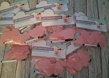 48 PCS Clip-On Basket Labels for Storage Bins, Removable  Erasable, Pink