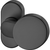 Fsb Fh TüRknauf 50Mm GekröPft 070854 Rosette Fest Vernietet, Alu Schwarz Matt