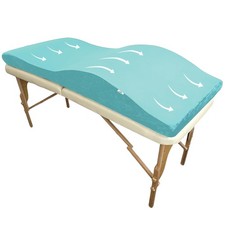 Lash Bed Topper   Ergonomic Memory Foam Pad with Plush Cover, Spa Table Cushi...