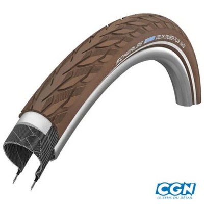 MTB URBAN REIFEN 700X38 SCHWALBE DELTA CRUISER PLUS SCHWARZ TR (40-622) VERSTÄRKUNG