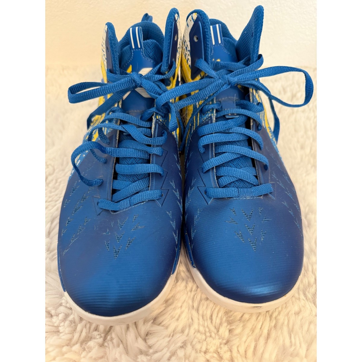 ANTA Klay Thompson KT Blue Yellow Basketball Shoes Mens‎ Size 13 warriors ANTA Klay Thompson KT Blue Yellow Basketball Shoes Mens Size  main image 2