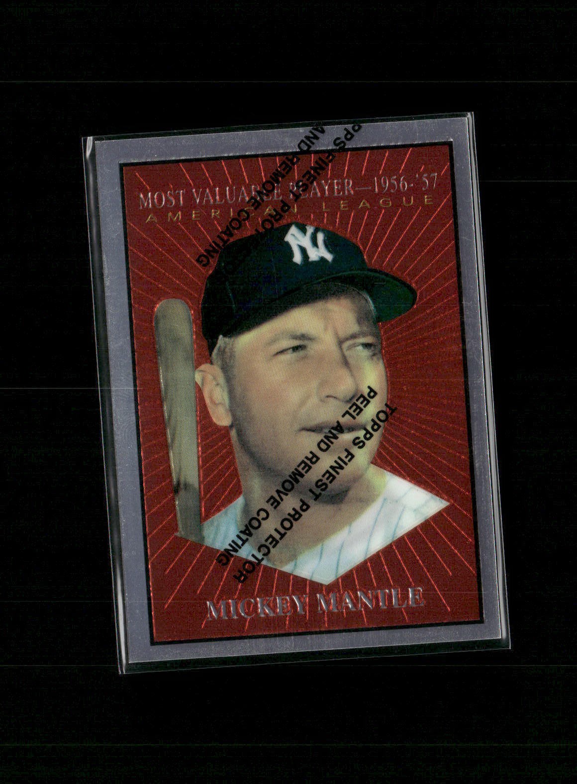 1997 Topps #31 Mickey Mantle Mickey Mantle Commemorative Reprints Finest