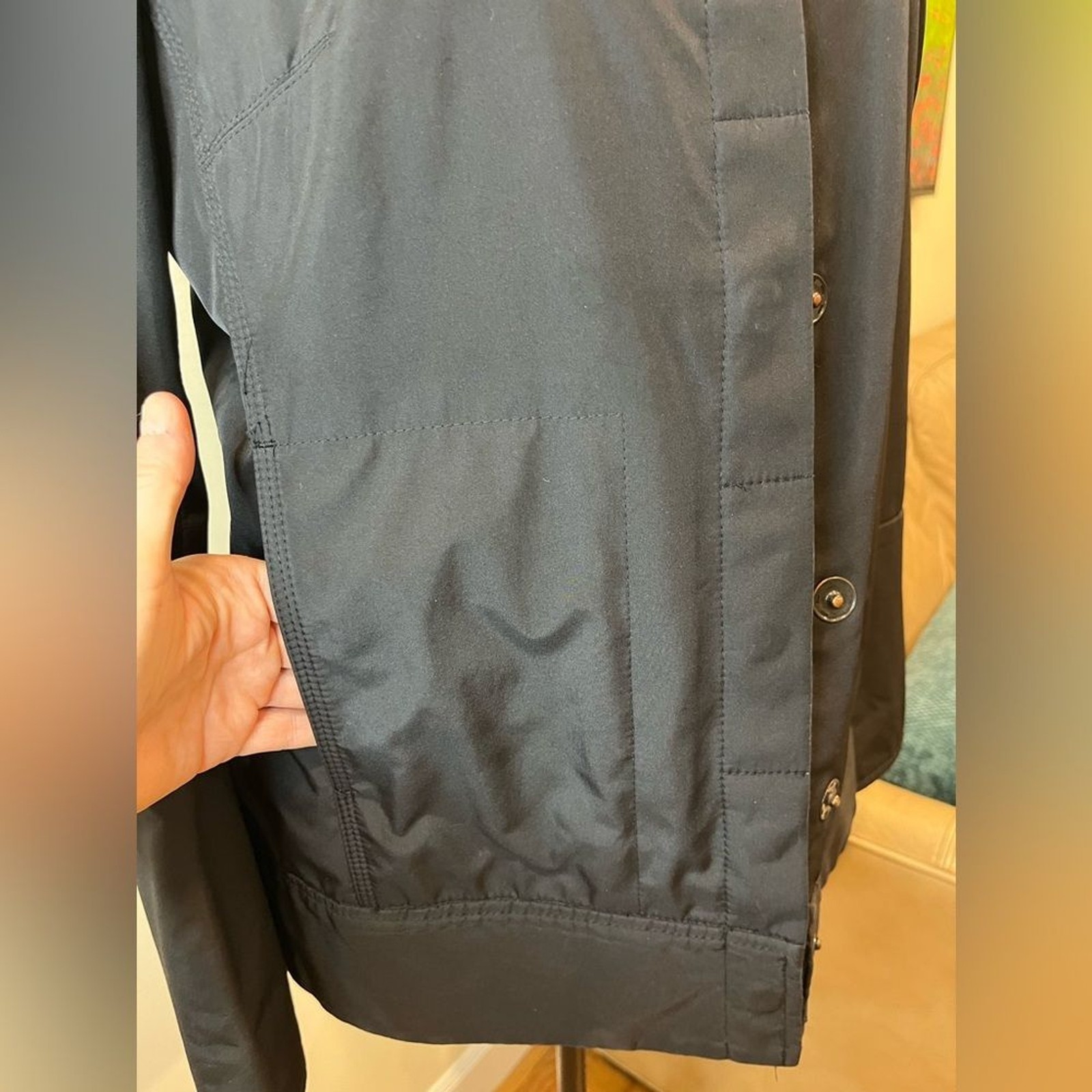 GAP Lightweight Modern Jacket Snap Front Quilted … - image 6