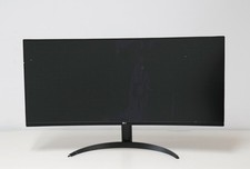LG 34WP60C-B 34" Curved UltraWide QHD Gaming Monitor BROKEN