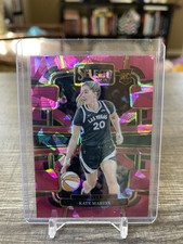 2024 Panini Select WNBA - Concourse Pink Ice Prizm #22 Kate Martin (RC) Aces