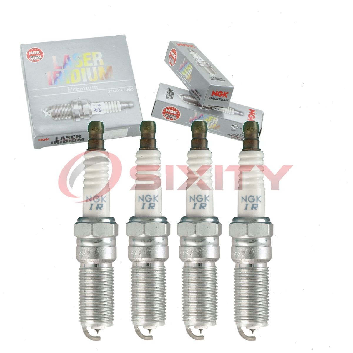 4 pc NGK Laser Iridium Spark Plugs for 2018-2019 Chevrolet Traverse 2.0L L4 in
