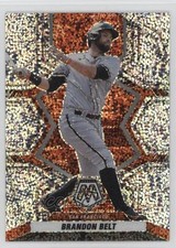 2022 Panini Mosaic White Sparkle Mosaic Prizm Brandon Belt #192 14t3