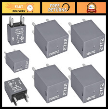 Set of 4 Multi-Purpose 12VDC 30A 4-Pin Relays for GM Chevy Cadillac Vehicles