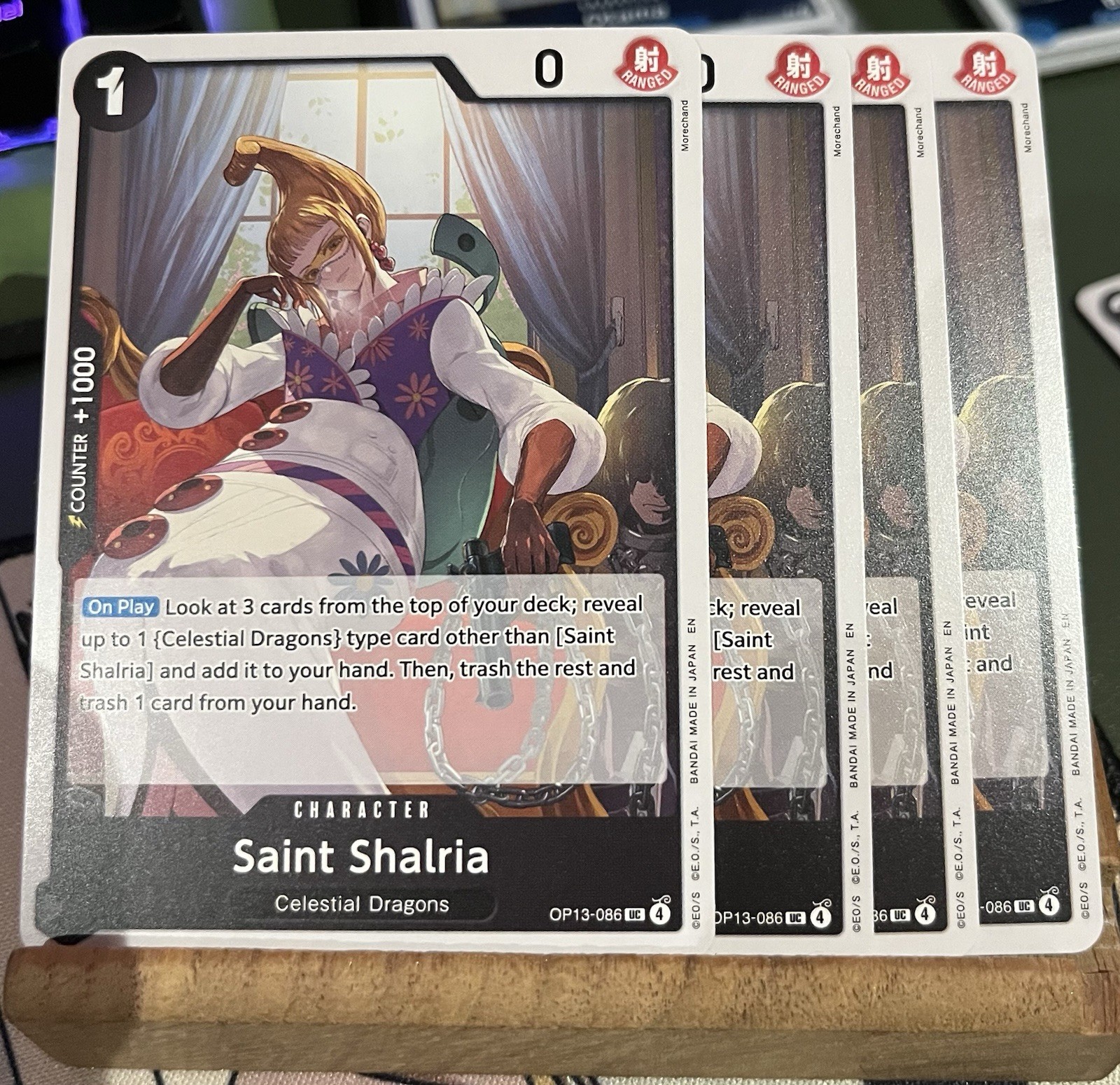 Saint Shalria OP13-086 UC Carrying on His Will - ONE PIECE Card Game