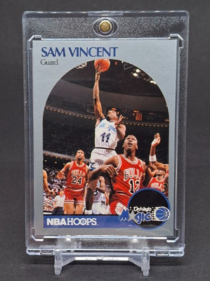 1990-91 NBA Hoops #223 Sam Vincent (Michael Jordan Wearing #12 Jersey)