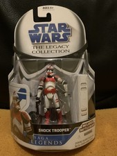 New In Box Star Wars The Legacy Collection Saga Legends Shock Trooper SL No 17