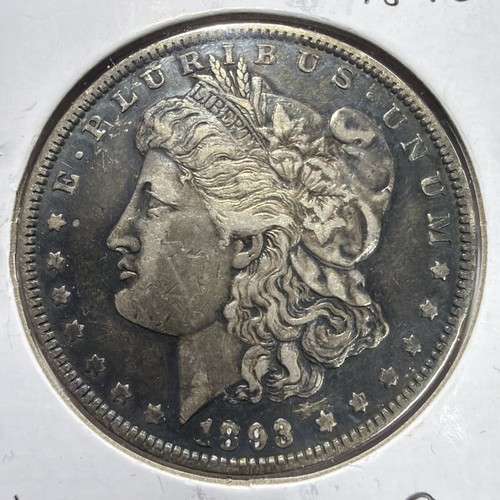 1893 Silver Morgan Dollar Rare Date