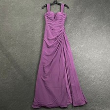 AZAZIE Jesaphine Sheath Ruched Mesh Dress Women's Size 0 Grape