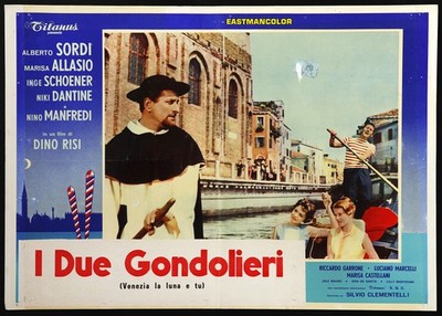 CINEMA-fotobusta VENEZIA LA LUNA E TU alberto sordi, marisa allasio, DINO RISI