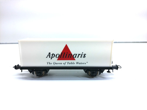 Roco H0 Containertragwagen "Apollinaris" - ohne OVP # 10976 | Zustand: Gebraucht