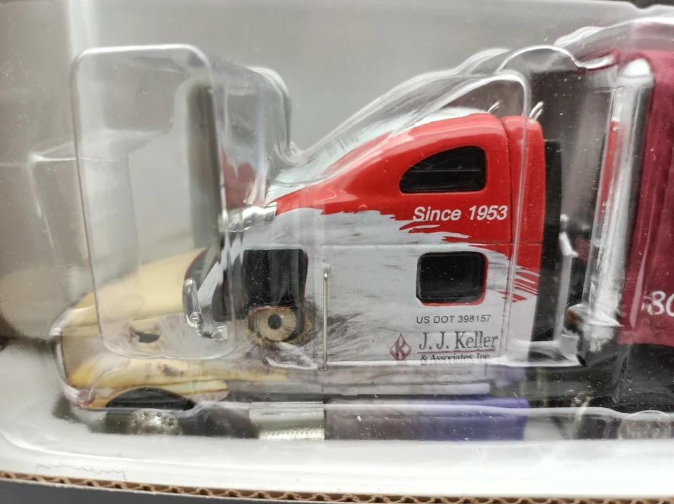 SpecCast J.J. Keller 1:64 Kenworth T-600B w/Conestoga Trailer #830-PP Lot C9 - Image 2 of 4