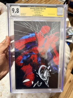 AMAZING SPIDER-MAN 64 CGC 9.8  SIGNED & REMARKED BY JOHN GIANG - MEGACON Virgin