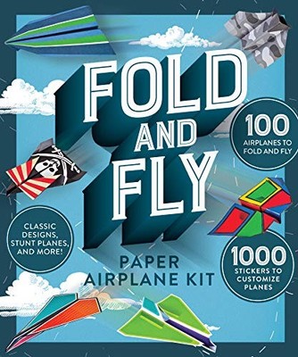 Fold and Fly Paper Airplane Kit by Publications International Ltd. Staff ...