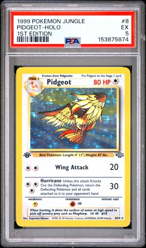Pidgeot (1st Edition) graded PSA 5 for sale on eBay