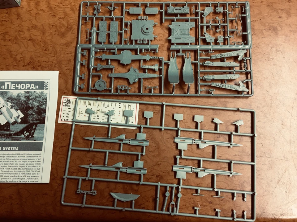 maquette 1/72, RARE , GRAN ltd 72304 missile AA sur lanceur double russe C125 - Photo 3/3