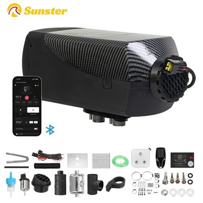 Diesel Standheizung 8KW for Wohnmobil Boot PKW LKW 12V/24V mit LCD App-Steuerung