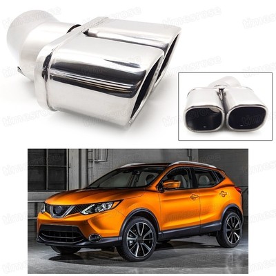 Double Outlets Exhaust Muffler Tip Tailpipe for Nissan Rogue Sport 2017-Up #2066 Double Outlets Exhaust Muffler Tip Tailpipe for Nissan Rogue Sport 2017-Up #2066
