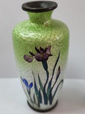 多色景泰蓝1900-1940 年日本花瓶| eBay