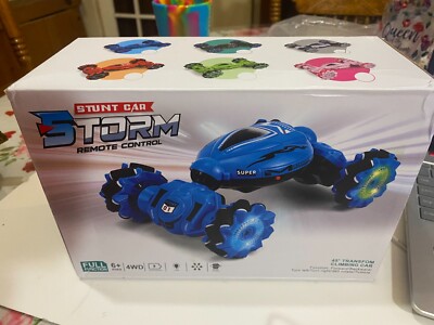 RC Storm Stunt Car WD Remote/Gesture Control Gravity Sensing Lights Up 