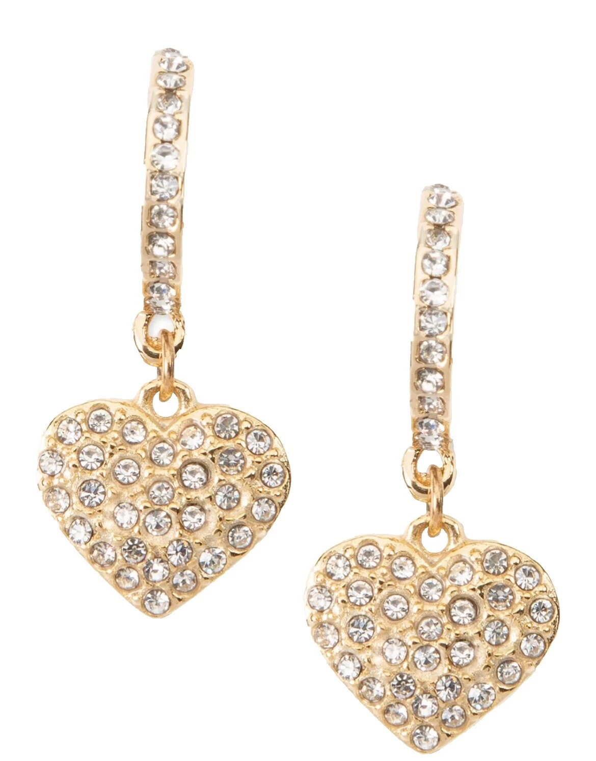 Crystal Love Hoop Fashion Earrings