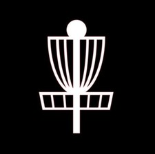 Disc Golf Basket Sticker PICK SIZE COLOR Vinyl Decal