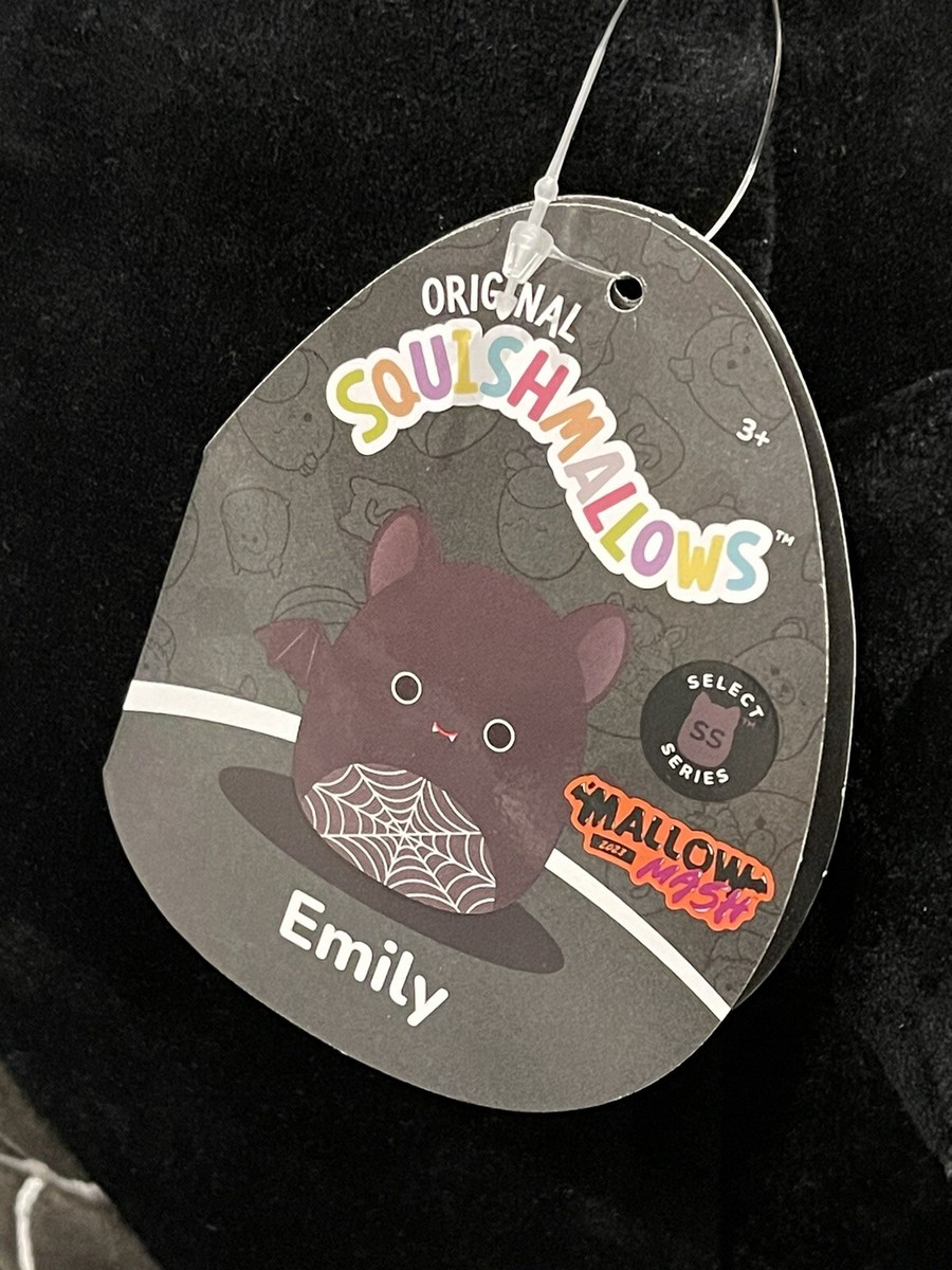 Squishmallows - Pipistrello Emily Originale Da 20,3 Cm Con Orecchie E