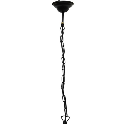 Lámpara Colgante Aluminio Negro IP44 Rústico E27 Jardín Balcón Lámpara Exterior - Imagen 2 de 2