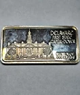 1 oz vintage silver bar Delaware First State