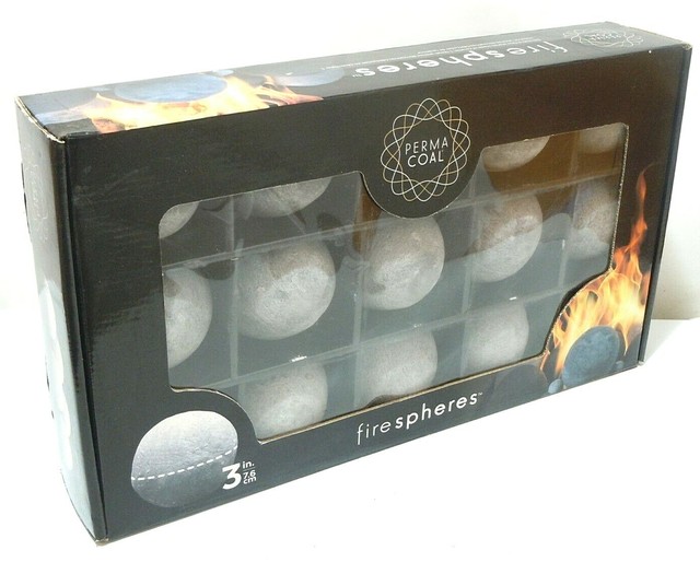 Permacoal 3 Firespheres Set Outdoor Fireplace Eco Friendly