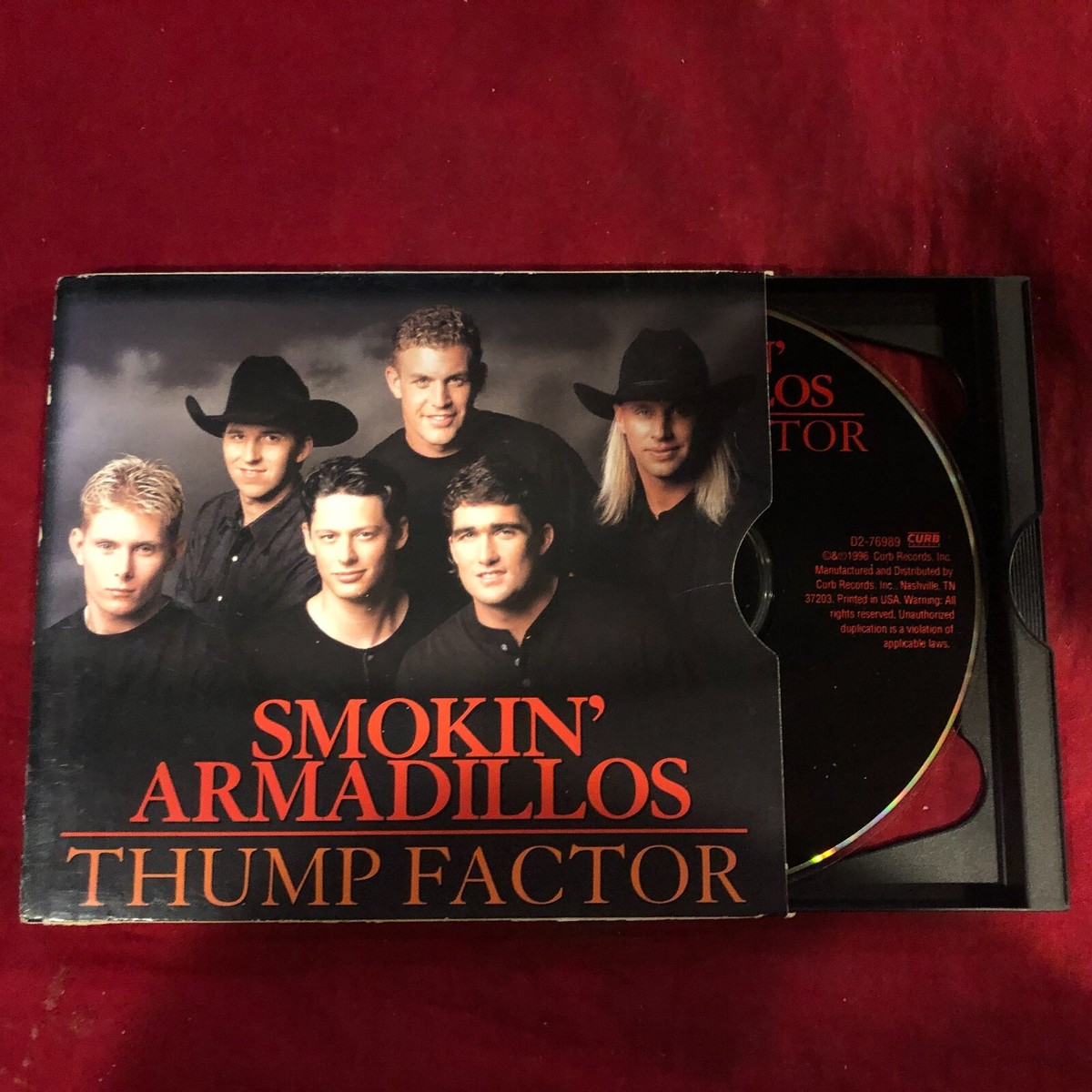 SMOKIN' ARMADILLOS THUMP FACTOR/MIRACLE MAN RARE 1999 2 CUT CD