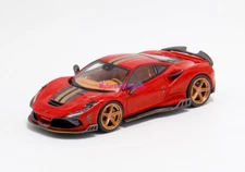 DCM 1:64 Red F8 Keyvany Racing Sports Model Diecast Metal Car