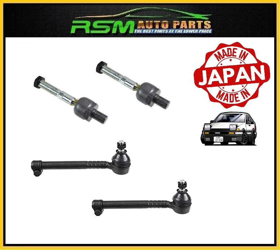 Fits to Corolla 8487 RWD AE85 AE86 Trueno Inner & Outer Tie Rods MADE
