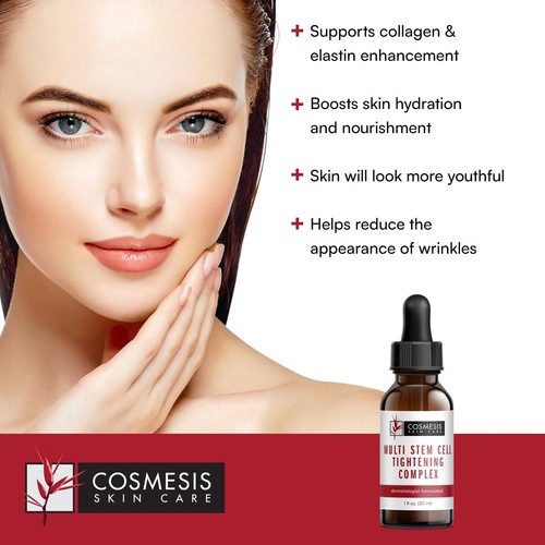 Multi Stem Cell Skin Tightening Complex - Boosts Hydration, Firms Skin, Reduc... - Picture 3 of 7