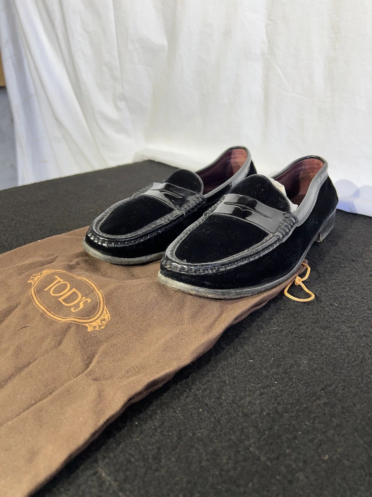 TOD’S Mocassini da donna in pelle scamosciata nera Todd's. UK 7 EU 40 US 9