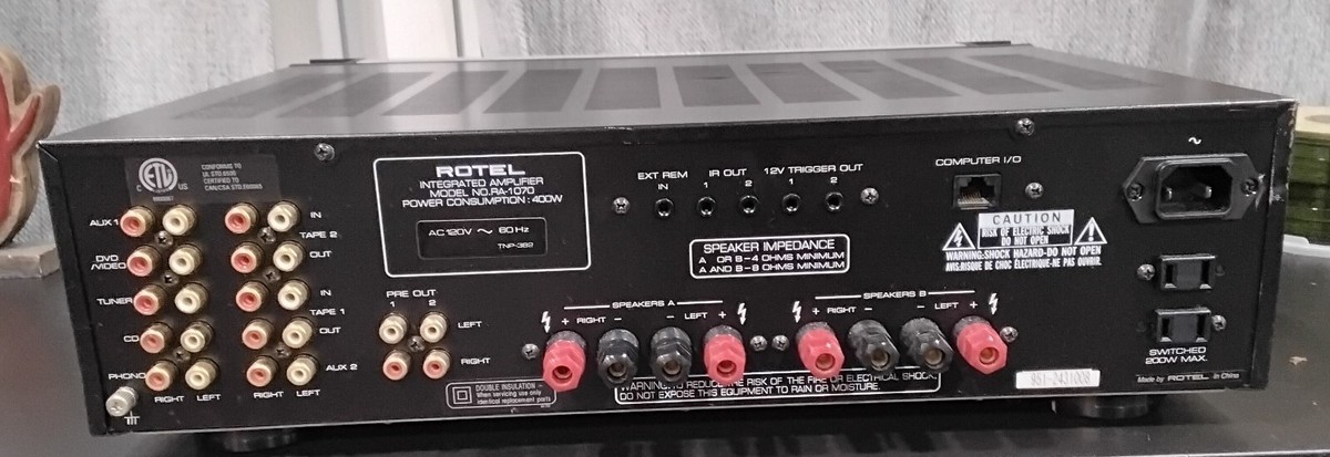 Rotel RA-1070 Integrated Amplifier 100 watts x 2 | eBay