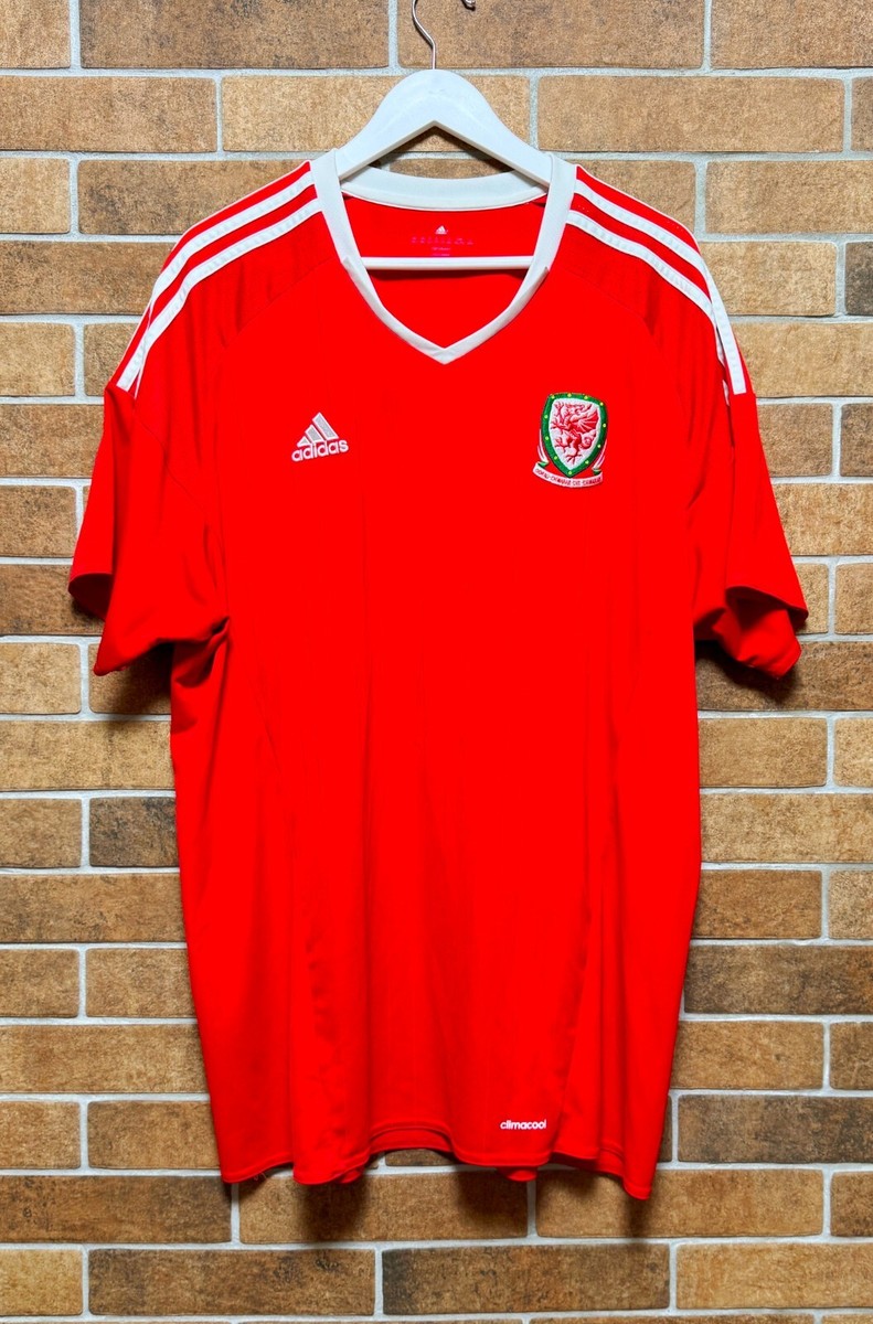 WALES NATIONAL TEAM EURO 2016/2017 HOME FOOTBALL SHIRT JERSEY SIZE