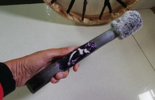Drumbeater handmade, for skin or synthetic shamanic fairy fae artwork