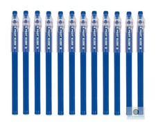 Pilot Frixion Ball Stick (Kleer) Erasable Gel Pens 0.7 Tip Blue Ink  - Set of 12