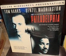 Philadelphia - Tom Hanks Denzel Washington Widescreen Laserdisc Sealed