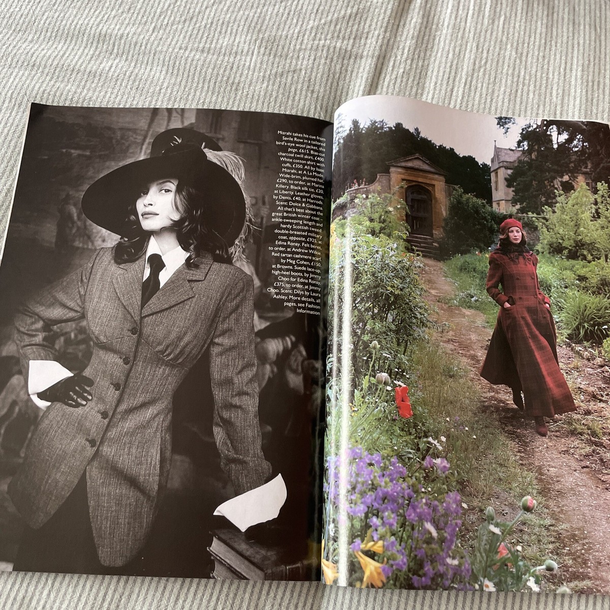 VOGUE UK Magazine Christy Turlington September 1993 Kate Moss