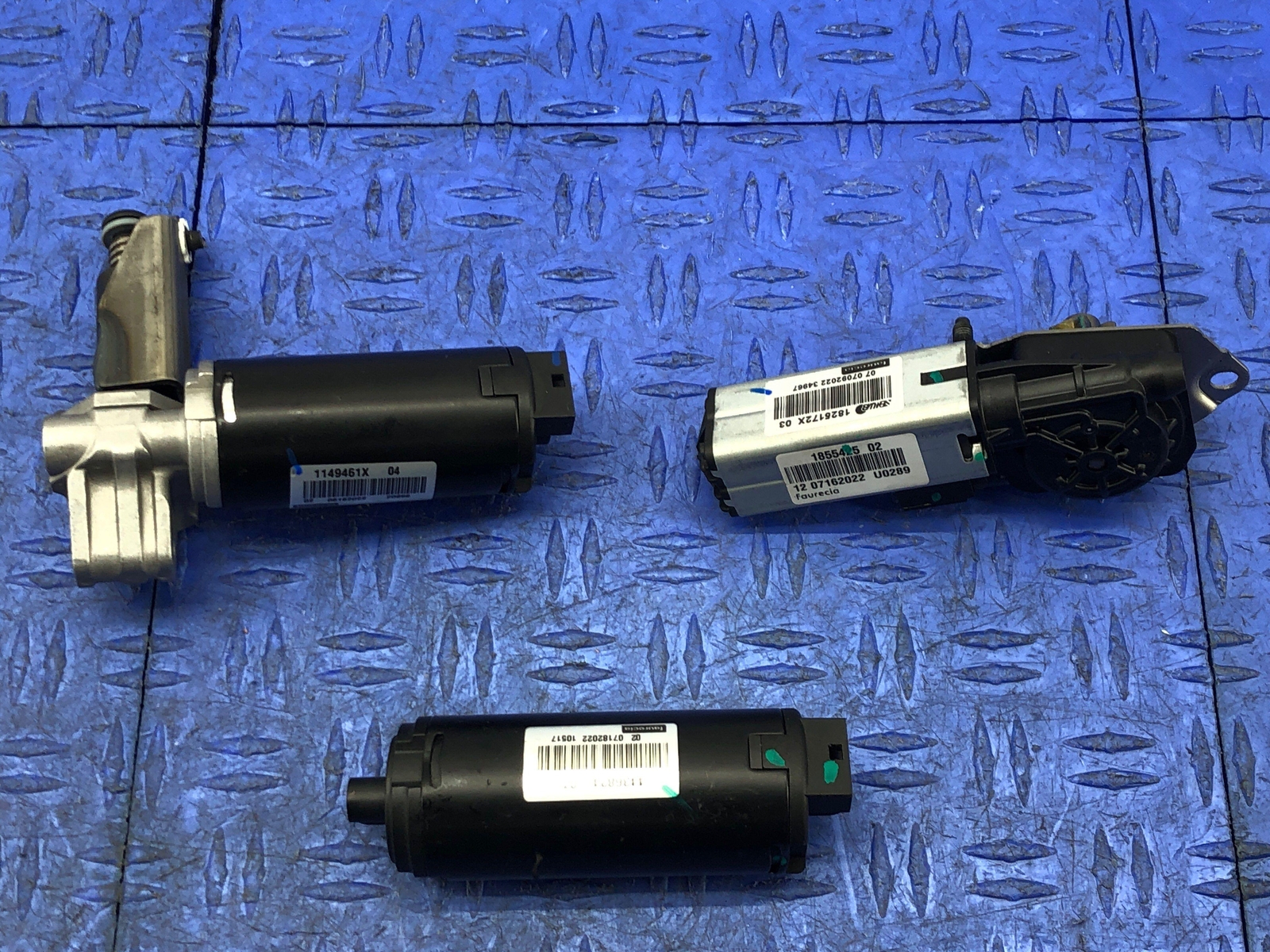 2023 MASERATI GRECALE FRONT RIGHT SEAT ADJUSTMENT MOTOR SET OF 3 OEM