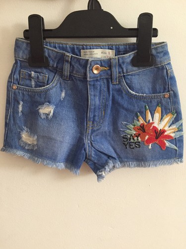 cortos de mezclilla en para niñas ex Zara niños eBay
